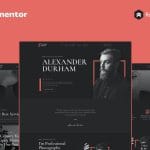 Alexander Durham: Elementor Pro Portfolio Template Kit for Professionals
