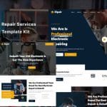 Elpair: Elementor Template Kit for Electronic Repair Services