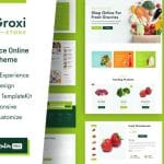 Groxi: Grocery Store Elementor Template Kit for Online Supermarkets