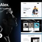 HireAlex: CV & Portfolio Elementor Template for Creatives