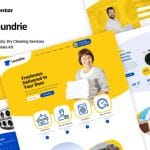 Laundrie: Elementor Template Kit for Laundry & Dry Cleaning Services