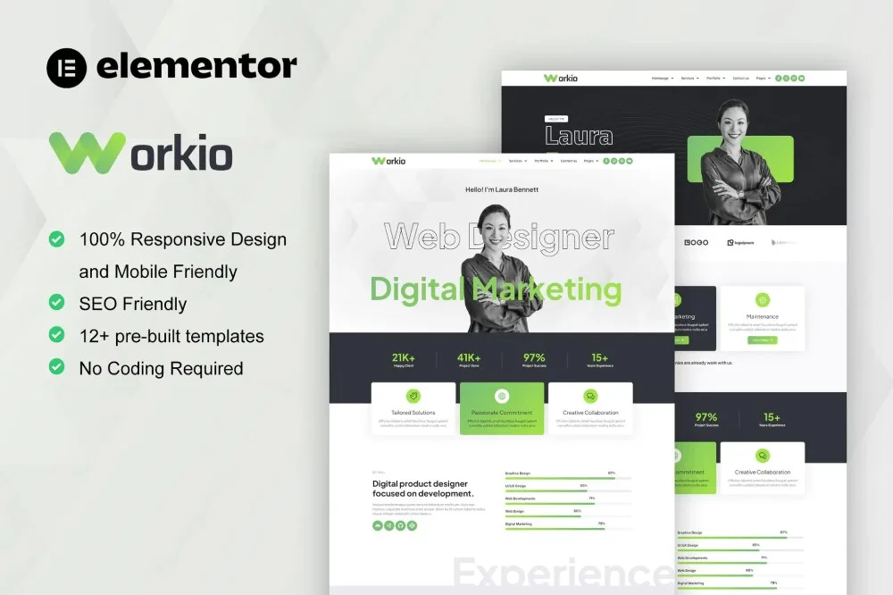 elementor-kit1-8 workio: elementor template kit for digital services & creative portfolios - image 1
