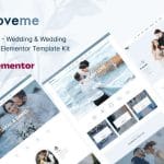 Loveme: Elementor Template Kit for Wedding & Wedding Planners