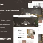 Ambed: Template Kit for Wallpapers & Painting Services with Elementor