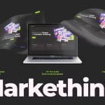 Markethink - Dark Mode Digital Marketing Agency Elementor Template Kit