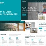 Milos: Aluminum & Glass Elementor Pro Template Kit