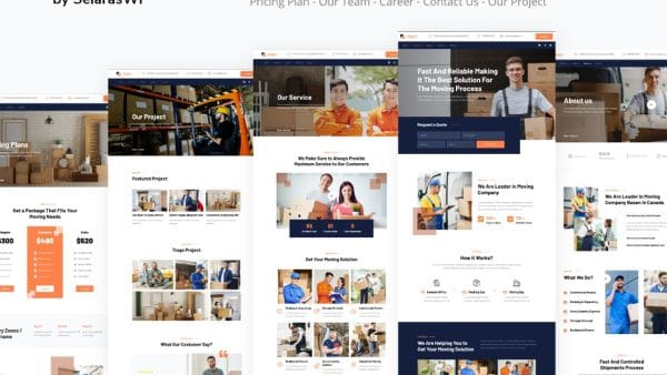 Trago | Moving Company Elementor Template Kit