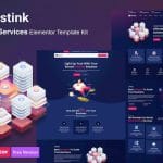 Hostink - Hosting Services Elementor Template Kit