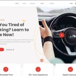 Drivey: Elementor Template Kit for Car Driving Schools & Courses