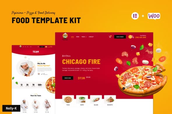 elementor-kits1-2-30 pipirima: elementor template kit for pizza & food delivery services - image 1