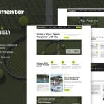 Tennisly: Elementor Template Kit for Tennis Schools & Sports Clubs