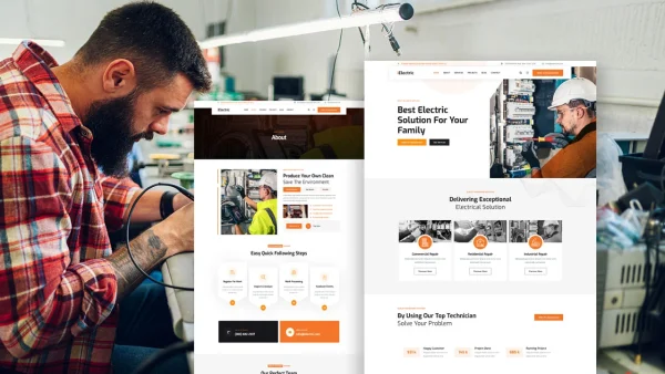 iElectric: Elementor Template Kit for Electrician & Electrical Services