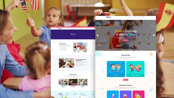 KidCare: Elementor Template Kit for Kindergarten, Kids & Child Care Services