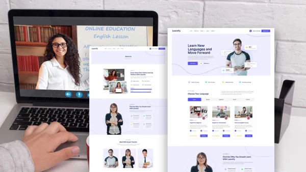 Learnfly: Elementor Template Kit for Online Language Courses