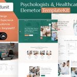 Medunit - Elementor Template Kit for Psychologists & Health Care