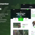 Neftro: Elementor Template Kit for Game Projects & NFT Websites