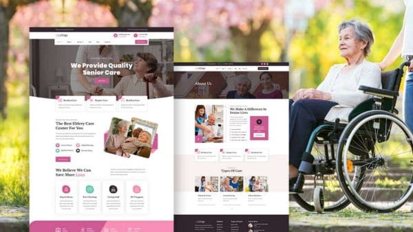 Oldage: Elementor Template Kit for Elderly Home & Senior Care