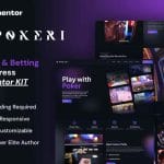 Pokeri - Elementor Pro Template Kit for Casino & Betting