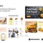 Spice: Elementor Template Kit for Fast Food & Delivery Restaurants