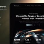 Tokematic: Elementor Template Kit for Crypto and DeFi Launch