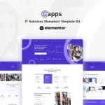 Capps – Elementor Kit for IT Solutions & Business Services