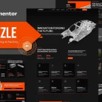 Dazzle: Elementor Pro Template Kit for Manufacturing & Factory