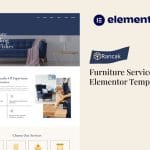 Rancak: Elementor Template Kit for Furniture Services & Interior Design
