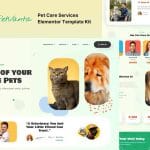 Petvanta: Elementor Template Kit for Pet Care Services & Animal Clinics
