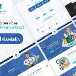 LetsClean: Elementor Template Kit for Cleaning Services