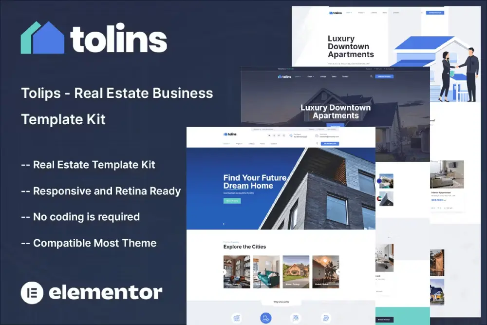 template-kits-6-1 tolips: elementor template kit for real estate business - image 1