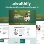 Wealthify: Elementor Pro Template Kit for Online Banking & Finance
