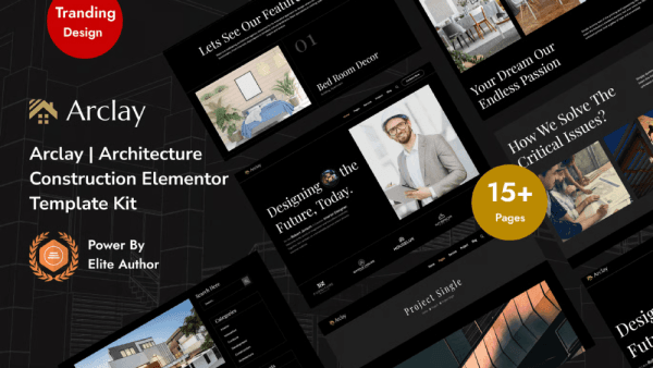 Arclay – Architecture Elementor Template Kit