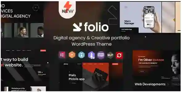 Webfolio Theme With Lifetime Key – Creative Portfolio And Digital Agency WordPress Elementor Theme | Lifetime License | One Time Payment