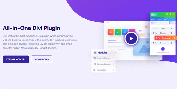DiviFlash – All-in-One Divi Plugin | Lifetime License | One Time Payment