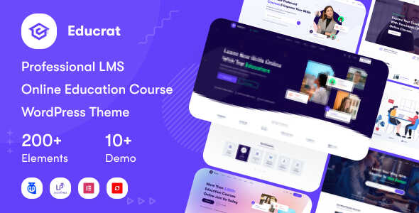 Educrat Theme Lifetime License Key – Online Course Education WordPress Theme | Lifetime License | One Time Payment