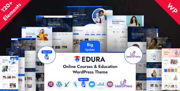 Edura WordPress Theme For Online Courses And Education | Lifetime License | One Time Payment