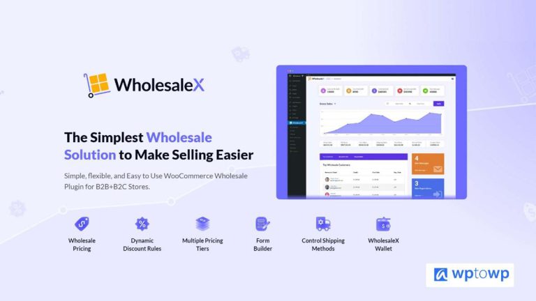 WholesaleX Pro – WooCommerce B2B and B2C Hybrid Store Solution | Lifetime License | One Time Payment