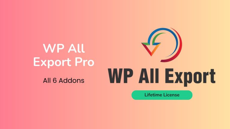WP All Export Pro With All 6 Addons | Lifetime License | One Time Payment