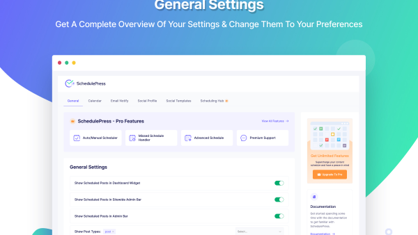 SchedulePress Pro (WP Scheduled Posts Pro) | Lifetime License