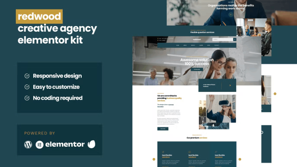 Redwood and Creative Agency Business Template Kit