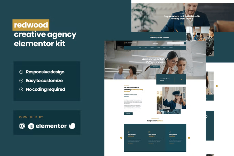Redwood and Creative Agency Business Template Kit