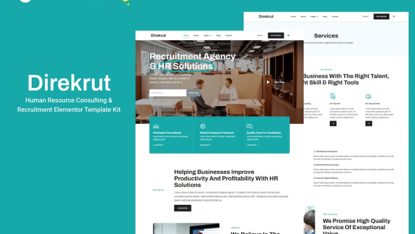 Direkrut – Human Resource Consulting and Recruitment Kit