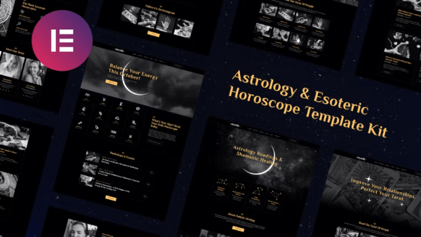 Mystik – Astrology and Esoteric Horoscope Elementor Template Kit