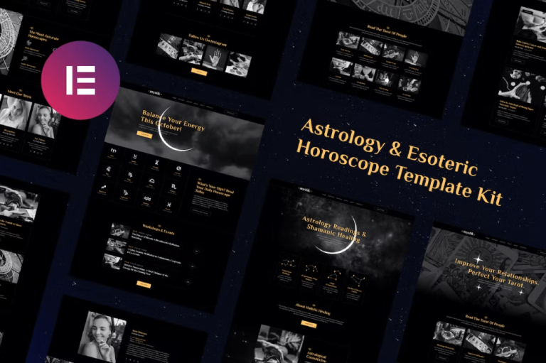 Mystik – Astrology and Esoteric Horoscope Elementor Template Kit