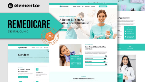 Remedicare – Dentist and Dental Clinic Template Kit