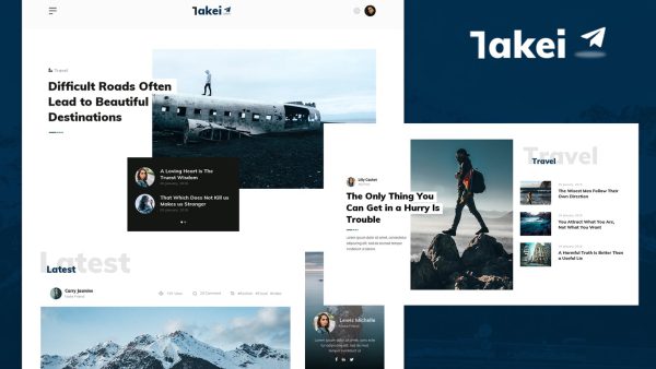 Takei 6 News and Magazine Template Kit (15 templates)