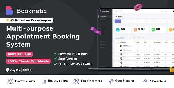 Booknetic Plugin for Appointment Scheduling and Booking