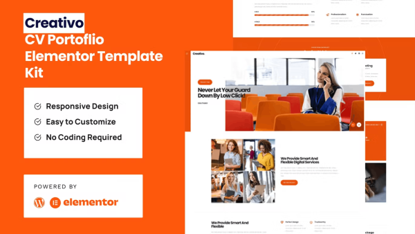 Creativo – Creative Agency and Digital Solutions Elementor Template Kit