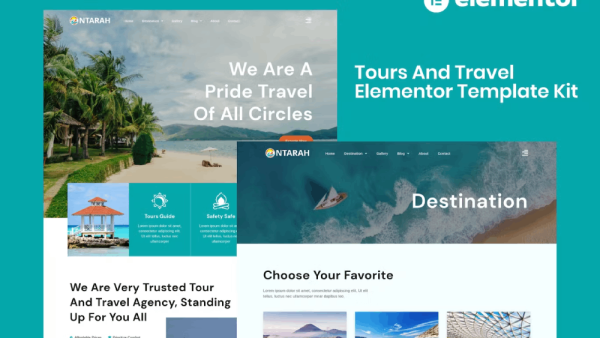 Ntarah – Tours and Travel Elementor Template Kit